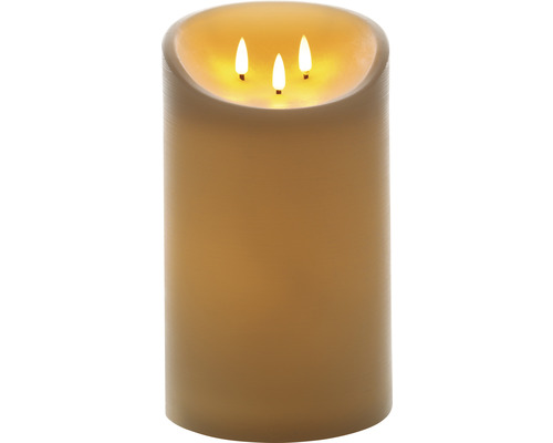 Dekorativní LED svíčka se třemi plameny