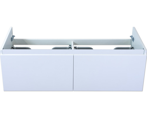 Koupelnová skříňka pod umyvadlo Sanox Frozen bílá vysoce lesklá 120 x 40 x 45 cm