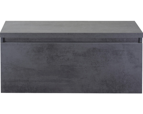 Koupelnová skříňka pod umyvadlo Sanox Frozen tabacco 100,2 x 43,6 x 45 cm Skříňka pod umyvadlo ve vzhledu betonu