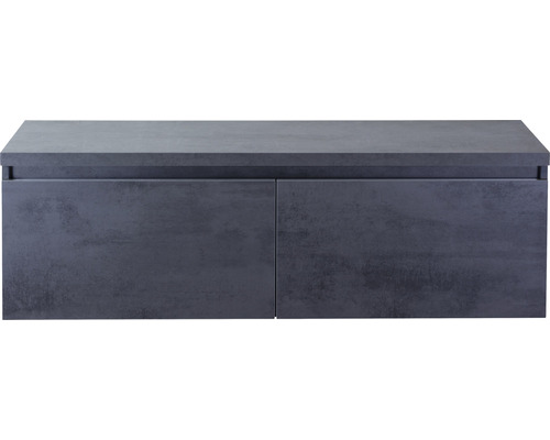 Koupelnová skříňka pod umyvadlo Sanox Frozen beton antracit 140,2 x 43,6 x 45 cm