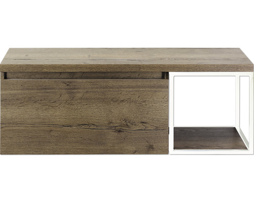Koupelnová skříňka pod umyvadlo Sanox Frozen tabacco 120,2 x 43,6 x 45 cm Skříňka pod umyvadlo se zásuvkou a úložným prostorem