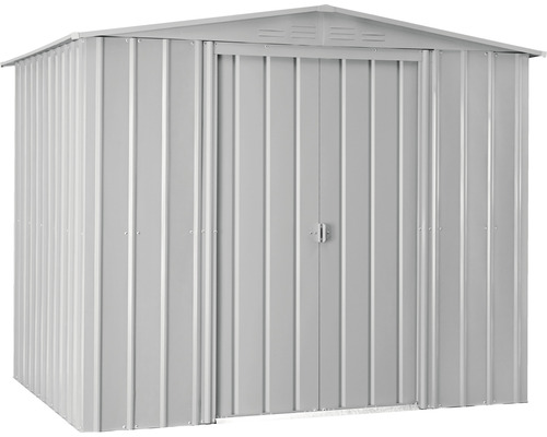 Kovový zahradní domek s dveřmi