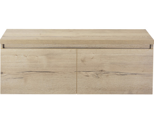 Koupelnová skříňka pod umyvadlo Sanox Frozen dub přírodní 120,2 x 43,6 x 45 cm Koupelnová skříňka pod umyvadlo Sanox Frozen dub přírodní 120,2 x 43,6 x 45 cm
