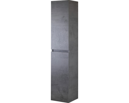 Koupelnová skříňka vysoká Sanox Frozen beton antracit 35 x 170 x 35 cm