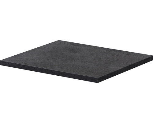 Deska pod umyvadlo bez výřezu Sanox Universal Frozen dub černý 950 x 400 x 18 mm Dřevěná deska s dřevěnou strukturou