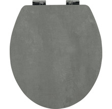 WC sedátko z materiálu s betonovým vzhledem