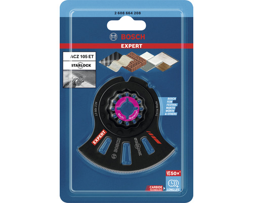 Ponorný pilový list Bosch Expert ACZ 105 ET v balení