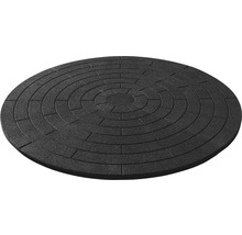 Kruhová dlažební plocha s koncentrickými kruhy