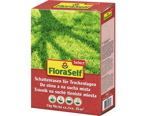 Travní směs do stínu a na suché plochy FloraSelf Select 1 kg