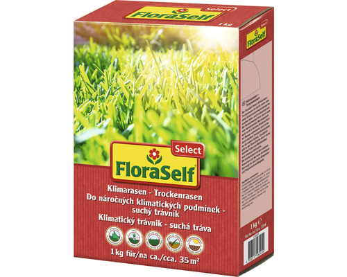 Travní směs FloraSelf Select suchý trávník 1 kg