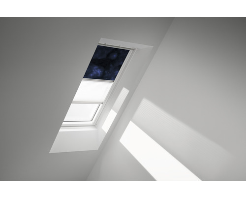 Zatemňovací kombinovaná roleta na střešní okno VELUX DFD C02 4653SWL