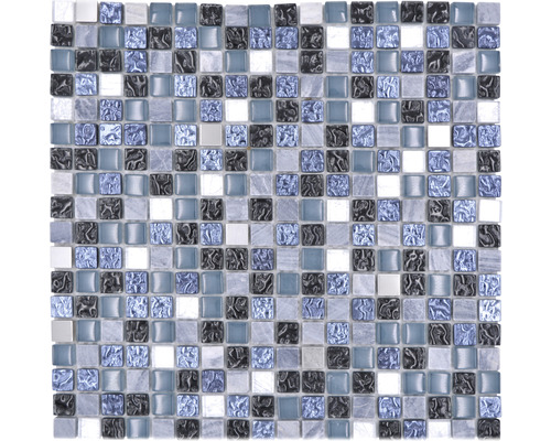 Mozaika mix 30x30 cm modrošedá XCM M670