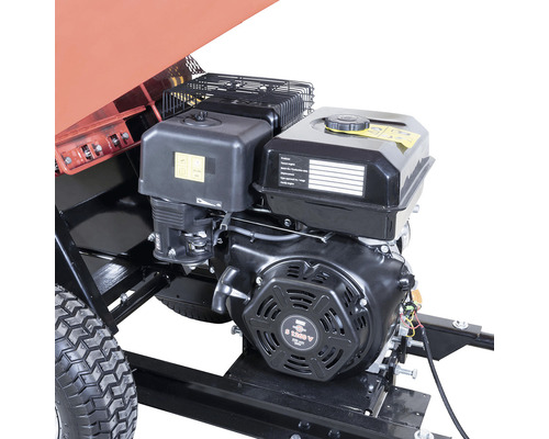 Detailní pohled na motor pro štěpkovač.