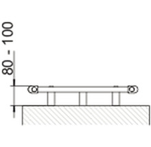 Koupelnový radiátor Cordivari LISA 22 1160x600 mm 3551646101210