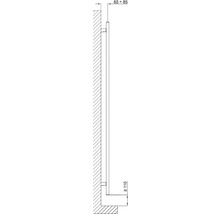 Koupelnový radiátor Cordivari VIMA Chromed 1496x600 mm 3551650001314