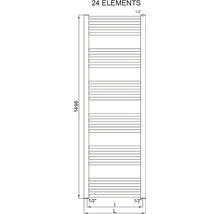 Koupelnový radiátor Cordivari VIMA Chromed 1496x600 mm 3551650001314