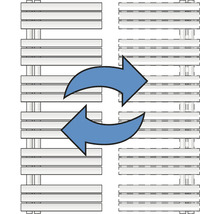Koupelnový radiátor Cordivari KELLY FLAT 1536x600 mm bílá 3551726100031