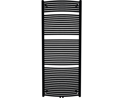 Koupelnový radiátor Rotheigner SWING-M 1810 x 745 mm matně černý přípojka uprostřed dole