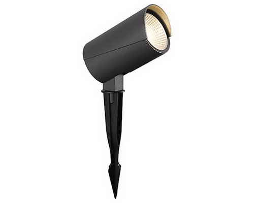LED venkovní bodové osvětlení Panlux OKO EVO IP65 14W 1000lm 3000K antracit Zahradní reflektor se zemním hrotem