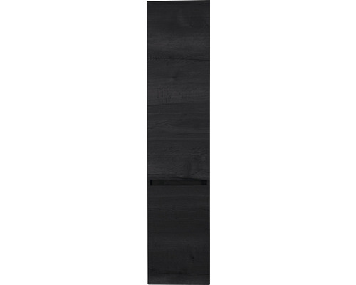 Koupelnová skříňka vysoká Sanox Maxx XL dub černý dub černý 35 x 160 x 35 cm