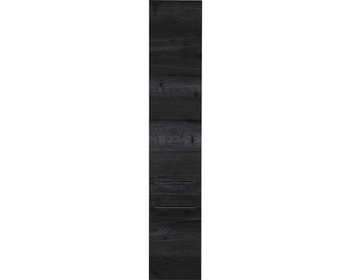 Dvířka skříně s dřevěným vzhledem a úchytkami