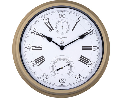 Venkovní hodiny Hyacint hnědé ø 40,5 cm