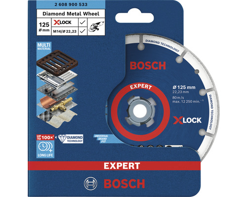 Diamantový kotouč na kov Bosch Expert, průměr 125 mm