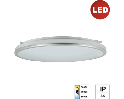 LED stropní svítidlo E2 White² IP44 18W 1500lm 3000-4000-6000K bílé/chróm