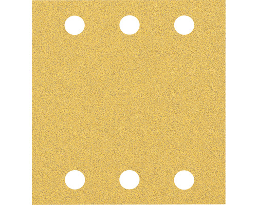Brusný papír pro vibrační brusky Bosch C470 115 x 107 mm, zrnitost 80, děrovaný, 50 ks Brusný papír pro vibrační brusky Bosch C470 115 x 107 mm, zrnitost 80, děrovaný, 50 ks