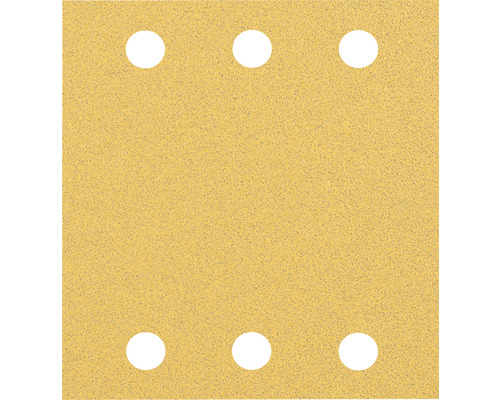 Brusný papír pro vibrační brusky Bosch C470 115 x 107 mm, zrnitost 120, děrovaný, 50 ks Brusný papír pro vibrační brusky Bosch C470 115 x 107 mm, zrnitost 120, děrovaný, 50 ks
