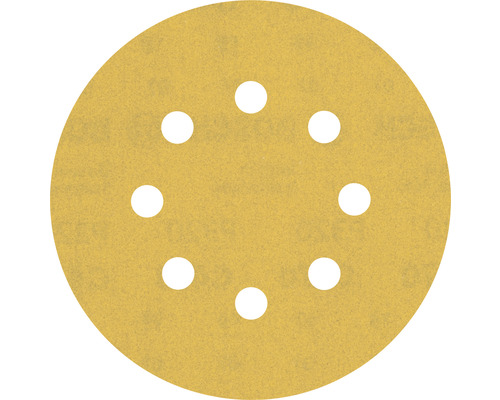 Brusný papír pro excentrické brusky Bosch Ø 125 mm, zrnitost 320, děrovaný, 50 ks Brusný papír pro excentrické brusky Bosch Ø 125 mm, zrnitost 320, děrovaný, 50 ks
