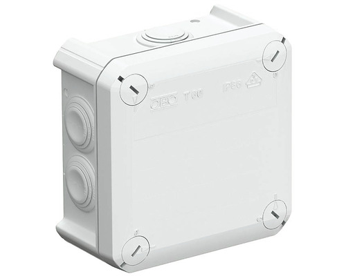 Krabice odbočná OBO IP66 T60 114x114x57mm světle šedá Krabice odbočná OBO IP66 T60 114x114x57mm světle šedá