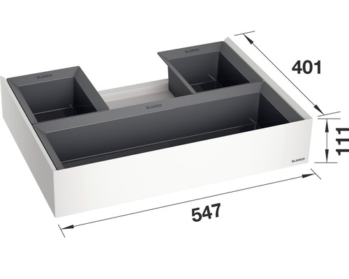 Skříňka pod dřez Blanco s rozměry