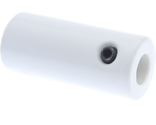 Bílý spojovací konektor se stavěcím šroubem