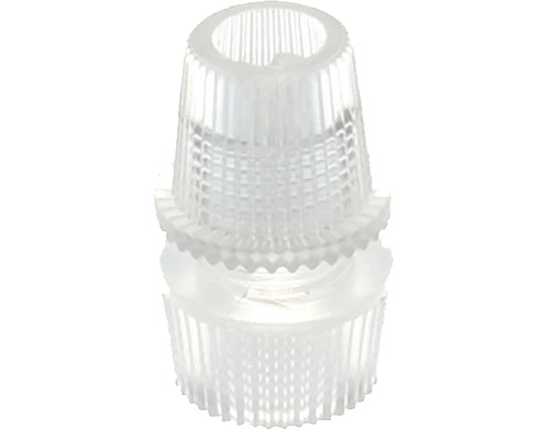 Průhledný plastový konektor