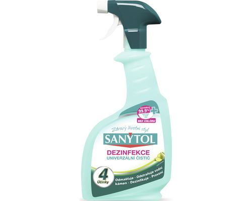 Univerzální čistič SANYTOL, dezinfekční sprej, 500 ml Sanytol Dezinfekční univerzální čistič ve spreji