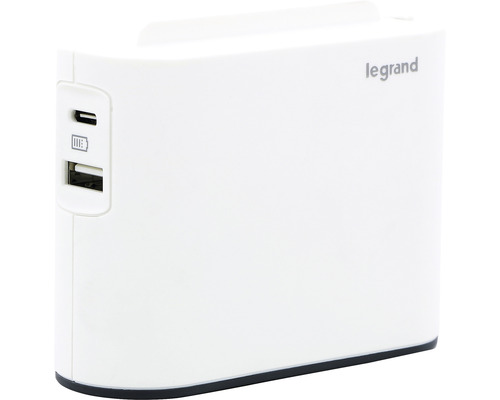 Logo Legrand napájecí adaptér s USB a USB-C portem