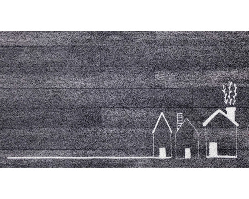 Běhoun Three Houses Wood Grey 66x120 cm