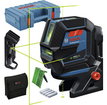 Křížový čárový laser Bosch GCL 2-50 G s příslušenstvím a logem Bosch