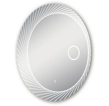 Kulaté LED zrcadlo do koupelny s osvětlením Silver Coast Ø 100 cm IP44-thumb-5