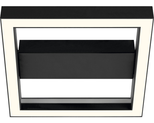 Čtvercové LED stropní svítidlo v černé barvě
