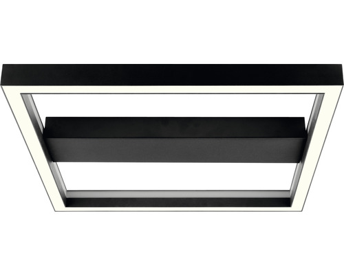 Čtvercové LED stropní svítidlo v černé barvě