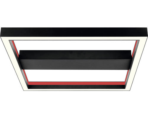 Čtvercové LED stropní svítidlo v černém designu