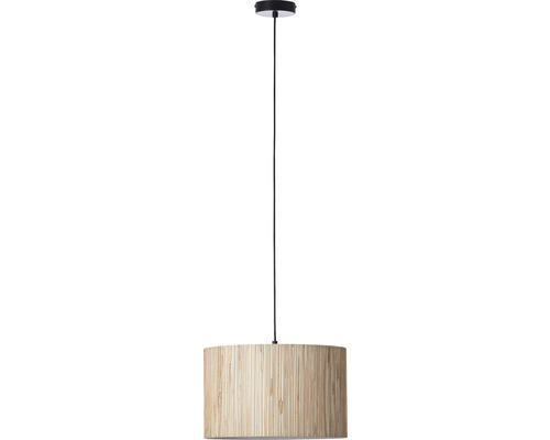 Závěsná lampa se stínidlem z bambusu