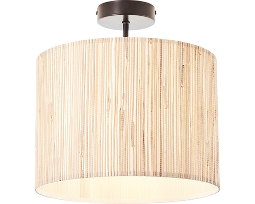 Stropní svítidlo se stínidlem z přírodního materiálu