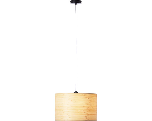 Závěsná lampa s bambusovým stínidlem