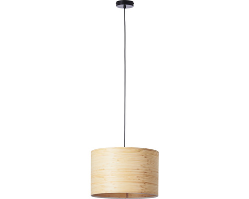 Závěsné svítidlo s bambusovým stínidlem