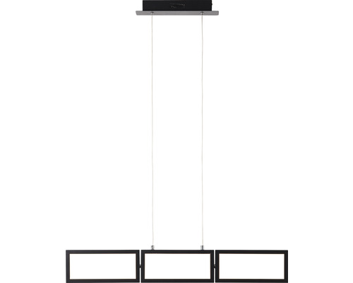 Závěsná lampa se třemi obdélníkovými stínidly