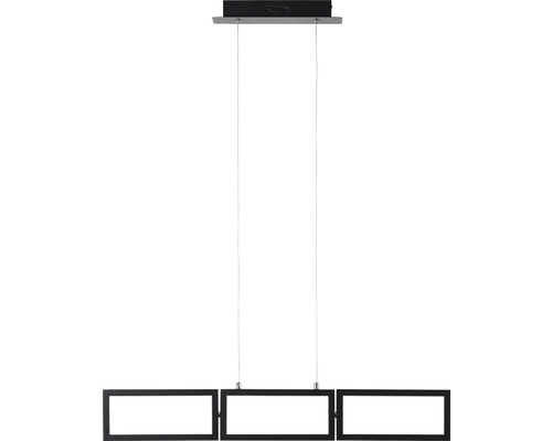 Závěsná lampa se třemi obdélníkovými světelnými prvky