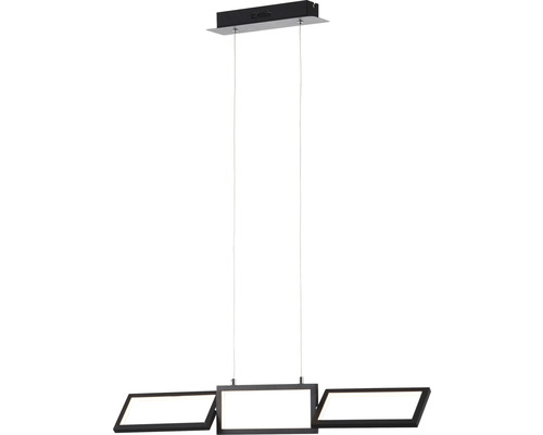 Závěsné svítidlo se třemi obdélníkovými, otočnými světelnými plochami